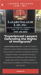 Mobile Screenshot of lazarosalazarlaw.com
