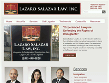 Tablet Screenshot of lazarosalazarlaw.com